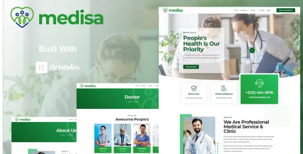 Medisa – Medical Elementor Template Kit