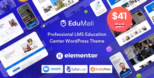 EduMall – Professional LMS Education Center WordPress Theme